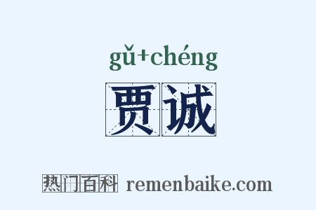 贾诚是什么意思的图片